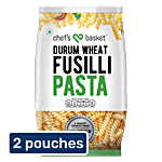 Chefs Basket Durum Wheat Fusilli Pasta 2x500 g (Multipack)