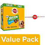 bb Combo Pedigree Biscrok Biscuits - With Chicken, 900 g + eCraftIndia Pet Rakhi 1 pc Combo (2 items)