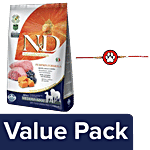 bb Combo Farmina Pet Foods N&D Pumpkin Dog Food 2.5 kg + eCraftIndia Pet Rakhi 1 pc Combo 2 items
