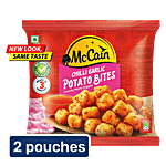 McCain Chilli Garlic Potato Bites 2x420 g Multipack
