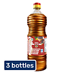 Patanjali Mustard Oil 3 x 1 L Multipack