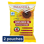 Patanjali Sunflower Oil 2x750 g (Multipack)