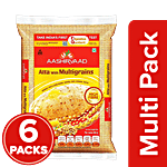 Aashirvaad Atta - With Multigrains 6 x 5 kg Multipack