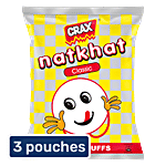 Crax Natkhat Classic Wheat Puffs 3x63 g (Multipack)
