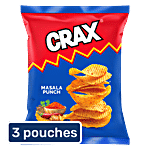 Crax Masala Punch Potato Chips 3x85 g (Multipack)