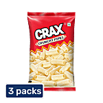 Crax Crunchy Pipes Salted Puffs 3x75 g (Multipack)