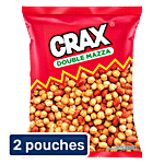 Crax Double Mazza Chickpea & Peanut Mix Namkeen 4x160 g (Multipack)