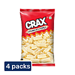Crax Crunchy Pipes Salted Puffs 4x72 g (Multipack)