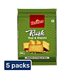 Tasties Rusk - Suji & Elaichi 5 x 200 g Multipack