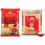 bb Combo Superior MP Atta, 10 kg + Red & Hot Chilli Powder, 500 g Combo 2 items