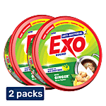 Exo Anti-Bacterial Round Dishwash Bar - Ginger With Power Of  Bio-Enzymes 2x1.4 kg (Multipack)