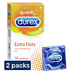 Durex Extra Dots Condom 2 x 10 pcs Multipack