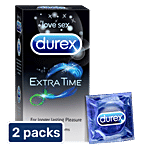 Durex Extra Time Condom 2 x 10 pcs Multipack