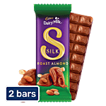 Cadbury Dairy Milk Silk Roast Almond Chocolate Bar 2x134 g (Multipack)