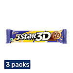 Cadbury 5 Star 3D Chocolate Bar 3 x 40 g (Multipack)
