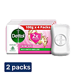Dettol Skincare Moisturising Beauty Bathing Soap 100 g (Pack of 4 x 2) Multipack