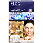 VLCC Anti Tan Facial Kit, 60 g & Diamond Bleach, 60 g Combo (2 Items)