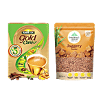 bb Combo Tata Tea Gold Care 500 g + Organic India Jaggery Powder 500 g Combo 2 Items