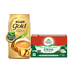 bb Combo Tata Tea Gold Tea + Organic India Stevia Natural Sweetener Combo 2 Items