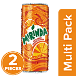 Mirinda Soft Drink - Orange 2 x 250 ml Can Multipack