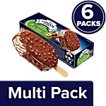 London Dairy Premium Ice Cream Stick - Hazelnut Chocolate 6 x 110 ml Multipack