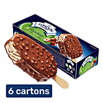 London Dairy Premium Ice Cream Stick - Hazelnut Chocolate 6 x 110 ml Multipack