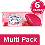 London Dairy Raspberry Sorbet Stick 6 x 90 ml Multipack