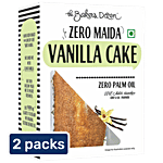 The Baker's Dozen Zero Maida Vanilla Cake 2x150 g (Multipack)