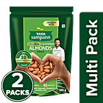 Tata Sampann Pure California Almonds Whole 2 x 500 g (Multipack)