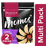Prasuma Cheesy Spicy Veg Momos 2 x 24 pcs (Multipack)