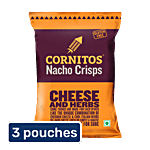 Cornitos Cheese & Herbs Nacho Crisps 3x150g (Multipack)