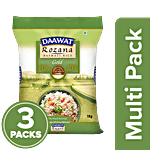 Daawat Rozana Gold Basmati Rice 3x1 kg (Multipack)