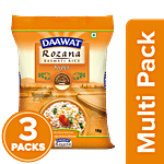 Daawat Rozana Super Basmati Rice 3x1 kg (Multipack)