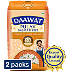 Daawat Pulav Basmati Rice 2x1 kg (Multipack)