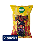 Beyond Snack Kerala Banana Chips Limited Edition Puspha 2 - Fire Flavour 2 x 75 g (Multipack)