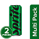 Sprite Zero Sugar Soft Drink 2 x 300 ml Multipack