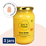 Sids Farm Cow Ghee 3x350 g (Multipack)