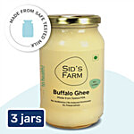 Sids Farm Buffalo Ghee 3x350 g (Multipack)
