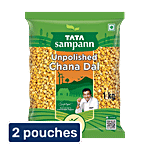 Tata Sampann Unpolished Chana Dal 2 x 1 kg (Multipack)