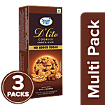 Sugar Free D'Lite Choco Chip Cookies 3 x 75 g (Multipack)