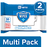 bb home Disinfectant Wipes - Multisurface Use 2 x 30 pcs (Multipack)