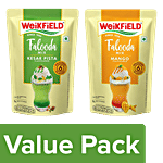 Weikfield Falooda Mix - Kesar Pista Flavour + Mango Flavour, 200 g Combo (2 Items)