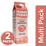 Happi Planet Eco-Friendly Liquid Handwash 2 x 1 L (Multipack)