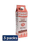 Happi Planet Eco-Friendly Liquid Handwash 3 x 1 L (Multipack)