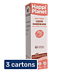 Happi Planet Eco-Friendly Liquid Handwash 3 x 1 L (Multipack)