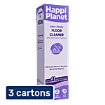 Happi Planet Eco-Friendly Floor Cleaner 3 x 1 L (Multipack)