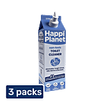 Happi Planet Eco-Friendly Toilet Cleaner 3 x 1 L (Multipack)