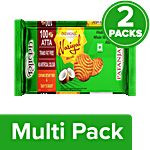 Patanjali Nariyal Biscuits 2x204 g (Multipack)
