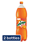 Mirinda Soft Drink - With Added Orange Flavour 2 x 2.25 L Multipack