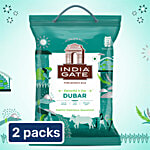 India Gate Dubar Basmati Rice - Long Slender Grains, Fluffy & Non-Sticky 2x5 kg (Multipack)